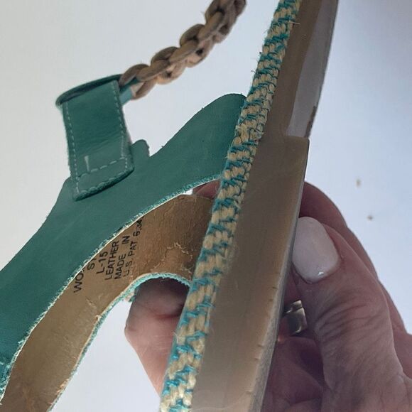 Sperry Teal Leather  Sandals - Picture 8 of 8